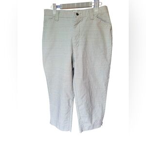 VINTAGE Riders Casuals Flat Front Pants Women’s Size 12 High Rise Herringbone